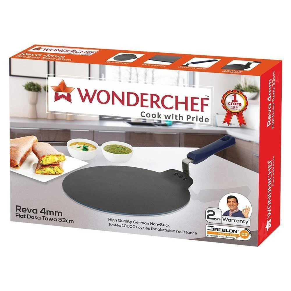 WONDERCHEF 4MM DOSA TAWA 30CM